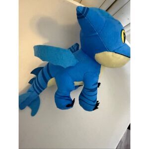 How to Train Your Dragon Rescue Riders Winger Plush Toy Blue Yellow
